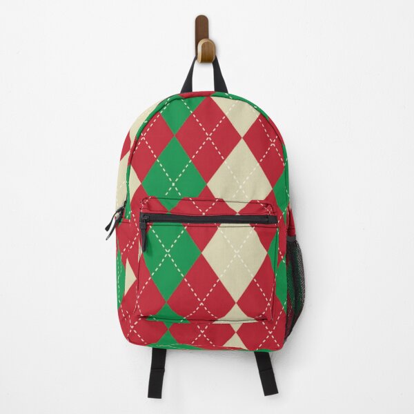 Item preview, Diamond Chevron Argyle Holiday Red and Green designed and sold by Strings Stan.