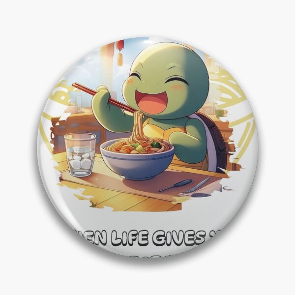Item preview, Funny Anime Turtle Eating Noodles Meaningful Apparel designed and sold by Paracosm1234.