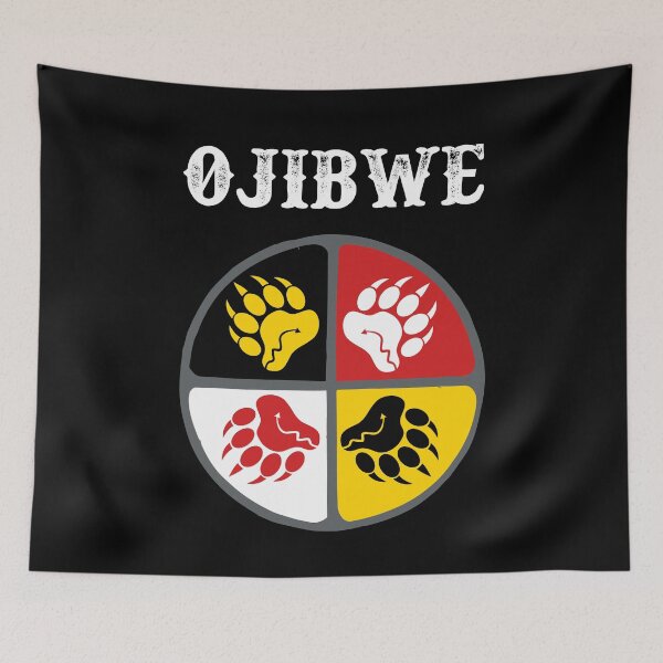 Item preview, Ojibwe Native American Medicine Wheel designed and sold by nativeStor.