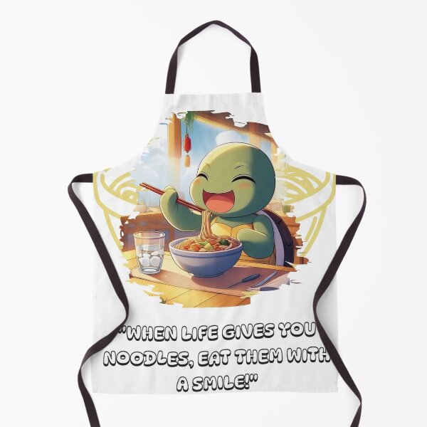 Item preview, Funny Anime Turtle Eating Noodles Meaningful Apparel  designed and sold by Paracosm1234.