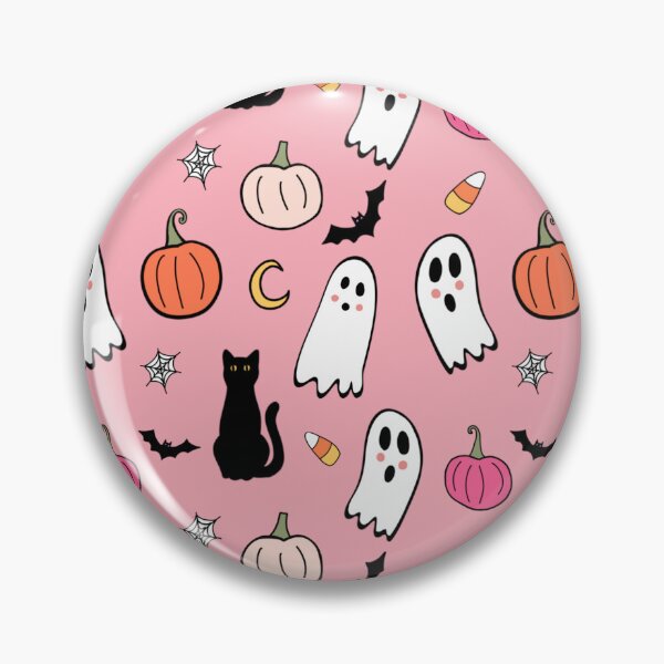 Item preview, Cute Pink Halloween Pattern  designed and sold by Mmj1212.
