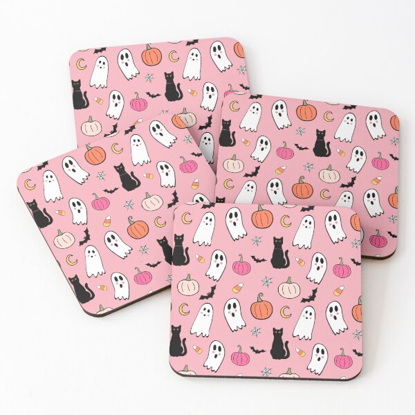 Item preview, Cute Pink Halloween Pattern  designed and sold by Mmj1212.