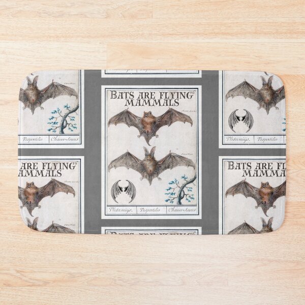 Item preview, Bats Are Flying Mammals Vintage Illustration Design designed and sold by EarthArtDesigns.