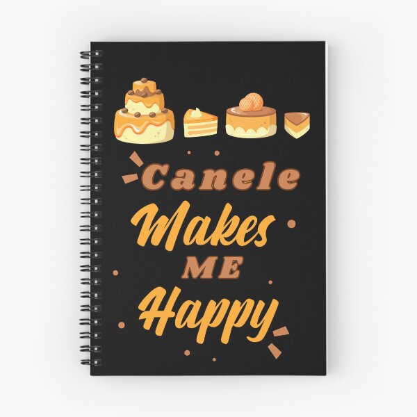 Item preview, Mouthwatering 'Canele makes me happy,' dessert lovers gift idea t-shirt designed and sold by lemamis.