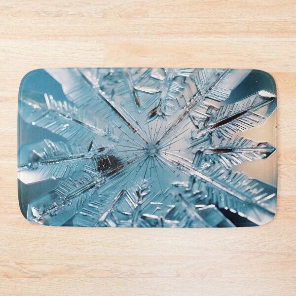 Item preview, Stunning ice crystal, snowflake art print designed and sold by dcrc.