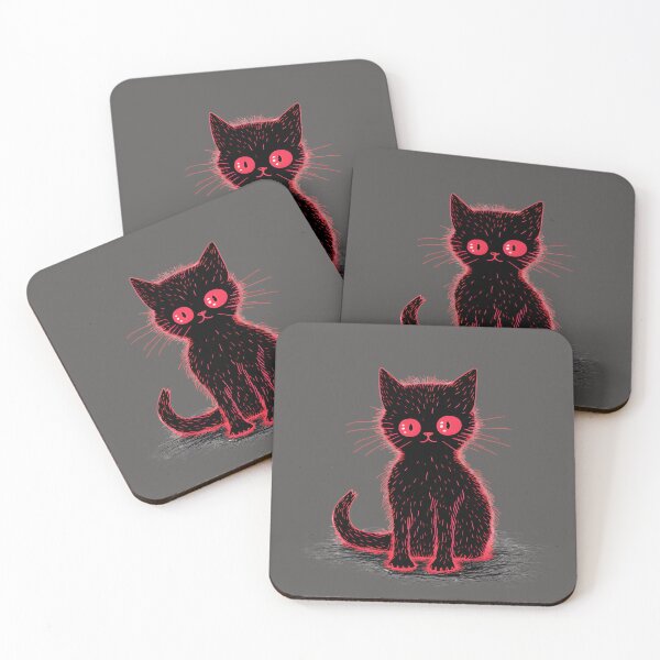 Item preview, Shadow the Friendly Black Spooky Cat designed and sold by Meowski & Co..