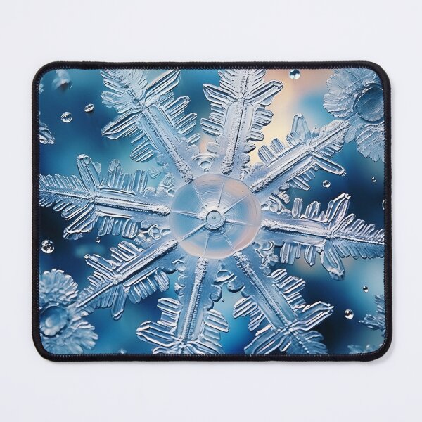 Item preview, stunning ice crystal, snowflake art print designed and sold by dcrc.