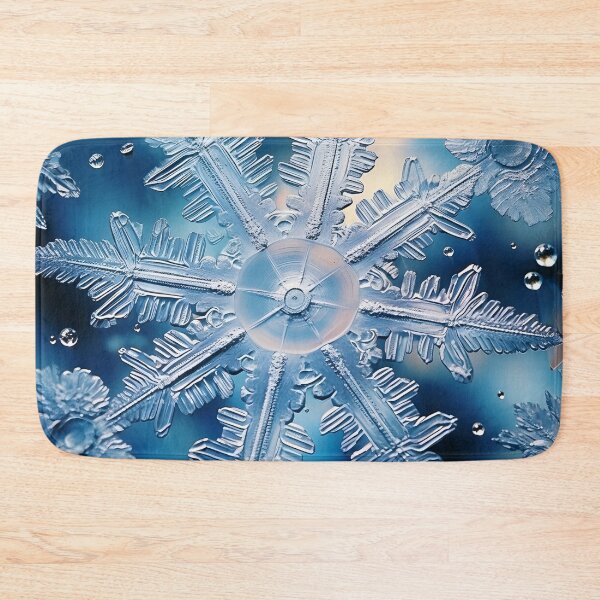 Item preview, stunning ice crystal, snowflake art print designed and sold by dcrc.