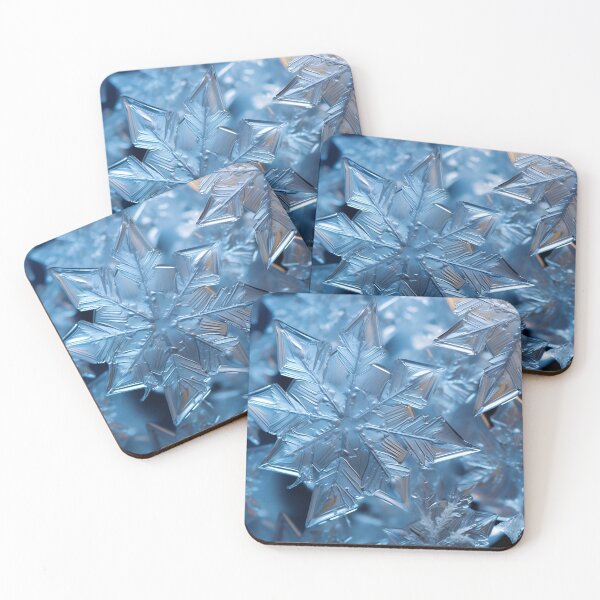 Item preview, stunning ice crystal, snowflake art print designed and sold by dcrc.