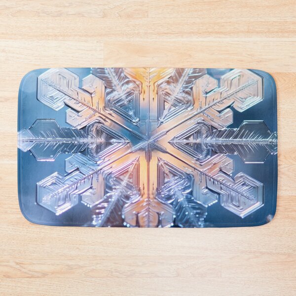 Item preview, stunning ice crystal, snowflake art print designed and sold by dcrc.
