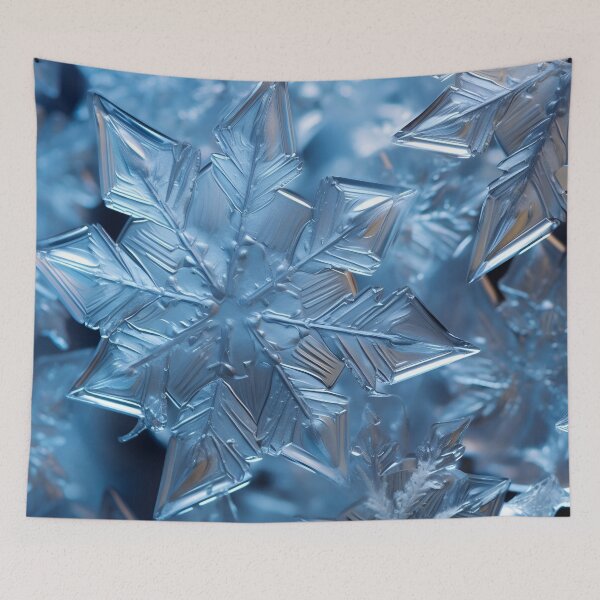 Item preview, stunning ice crystal, snowflake art print designed and sold by dcrc.