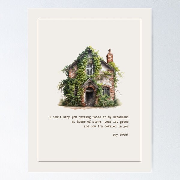 Item preview, ivy  poster, sticker designed and sold by Daylight Co Creatives.