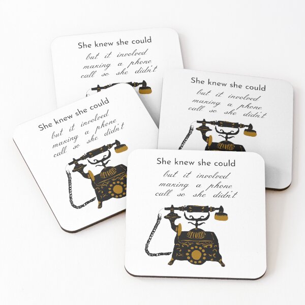 Item preview, She Knew She Could, But Phones designed and sold by scratchedhand.