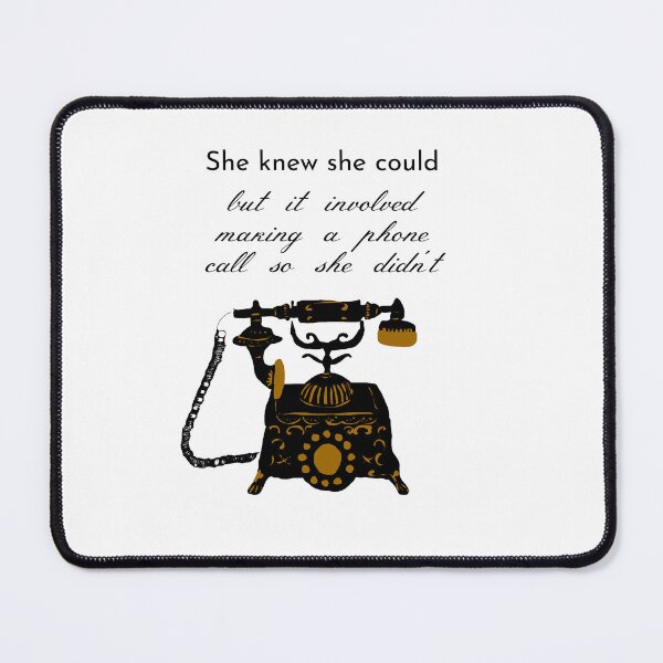 Item preview, She Knew She Could, But Phones designed and sold by scratchedhand.