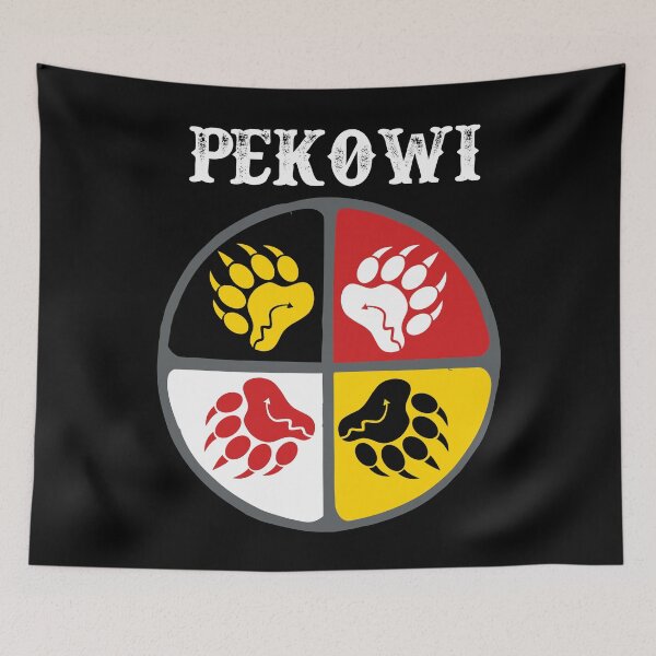 Item preview, Pekowi Shawnee Tribe Native American Medicine Wheel designed and sold by nativeStor.