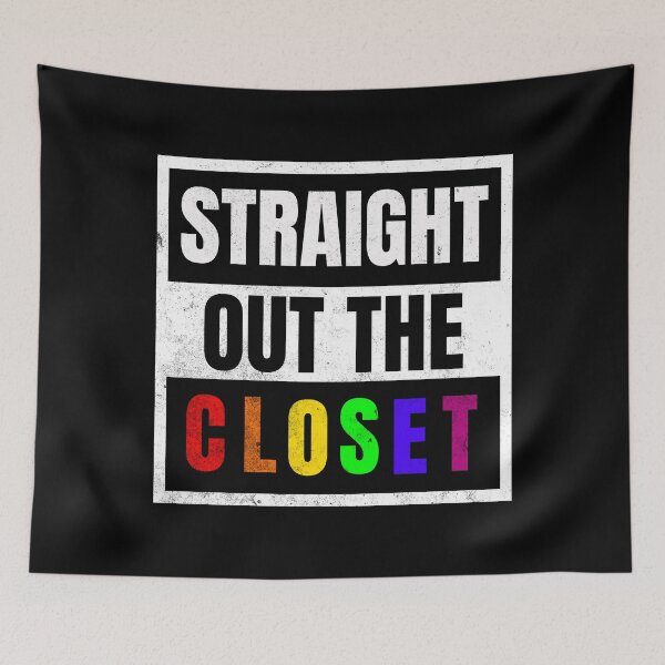 Item preview, Straight Out The Closet - Gay Pride designed and sold by Zombie-Killa.