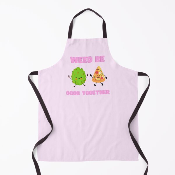 Item preview, Weed Be Great Together Cannabis Pizza Pun designed and sold by KinkShoppe.