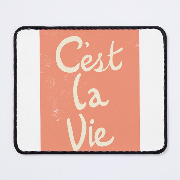 Item preview, c'est la vie (this is life) designed and sold by Carolina Herrera.