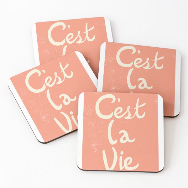 Item preview, c'est la vie (this is life) designed and sold by Carolina Herrera.