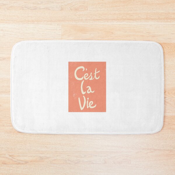 Item preview, c'est la vie (this is life) designed and sold by Carolina Herrera.