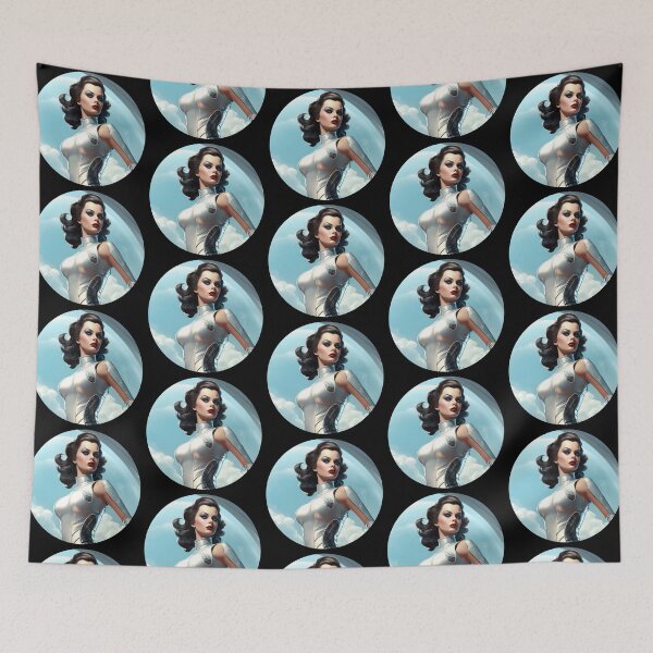 Item preview, Futuristic Pin up designed and sold by MendaciousMina.