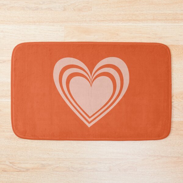 Item preview, 70's Groovy Orange Heart designed and sold by wonderxwander.