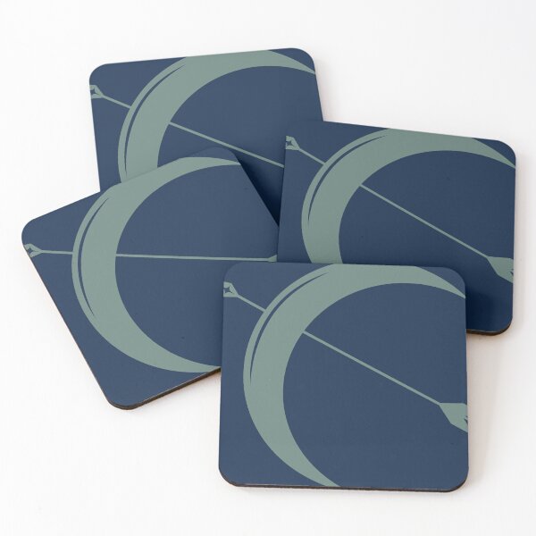 Item preview, Artemis Mood and Arrow Symbol - Silvery Teal designed and sold by itsgoodjunk.