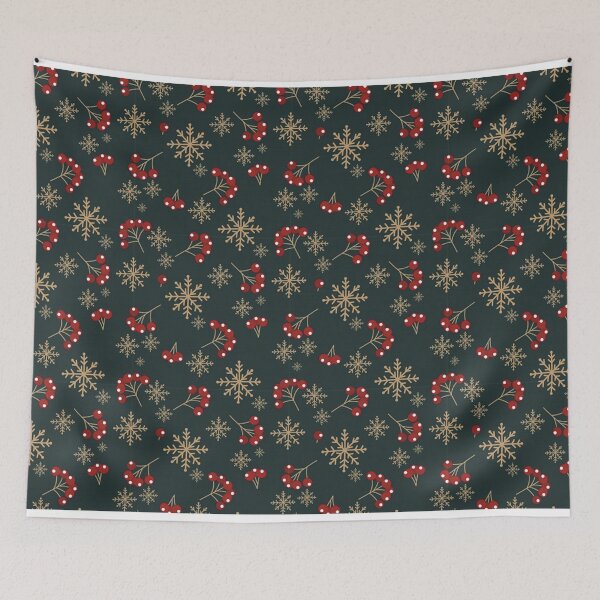Item preview, Snow Flakes and Cherries designed and sold by Shami23art.