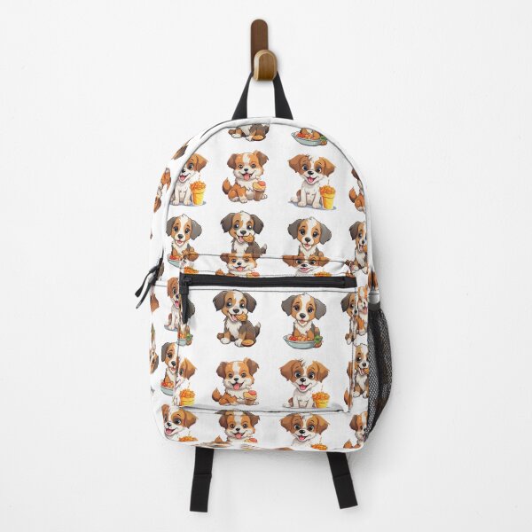 Item preview, Cute dogs eating  designed and sold by PrintablePalace.