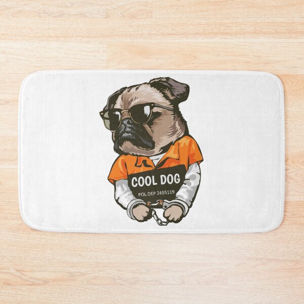 Item preview, cool dog prisoner, cartoon dog prisoner, cute dog prisoner designed and sold by GreyStanzione1.