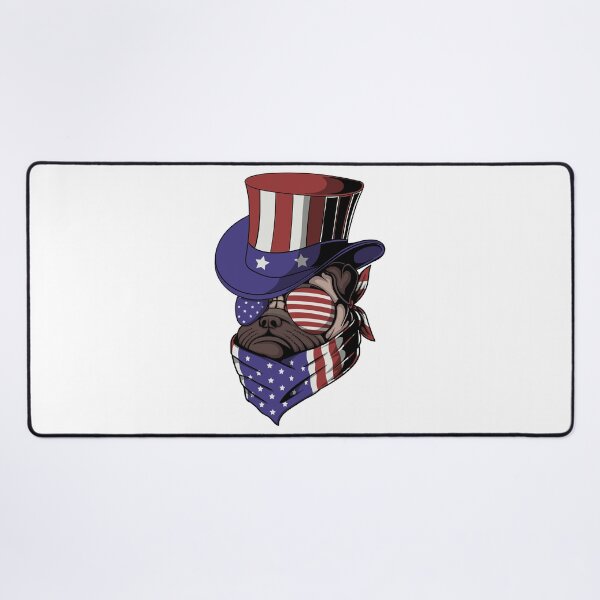 Item preview, pug dog uncle sam hat, dog uncle sam hat, cool dog designed and sold by GreyStanzione1.