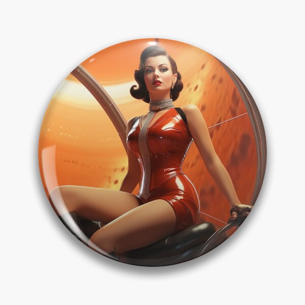 Item preview, Copy of Futuristic Pin up designed and sold by MendaciousMina.