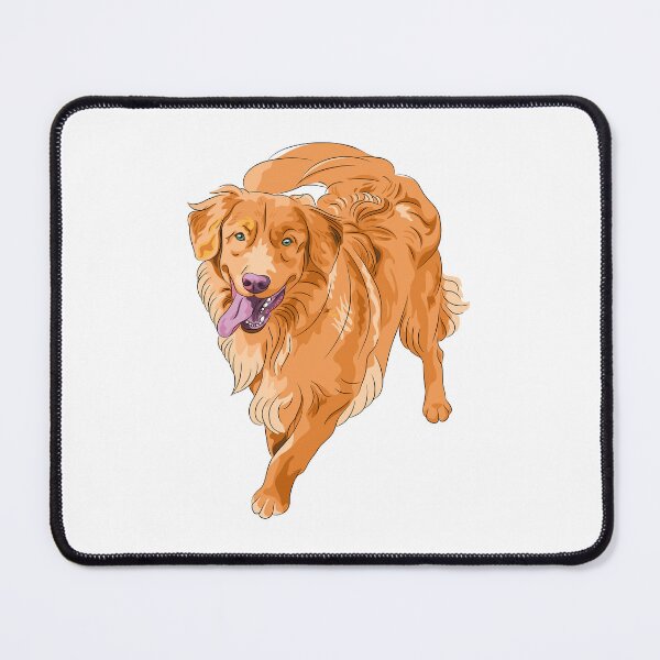 Item preview, Nova Scotia Duck Tolling Retriever, cute yellow dog portrait, cute dog portrait designed and sold by GreyStanzione1.
