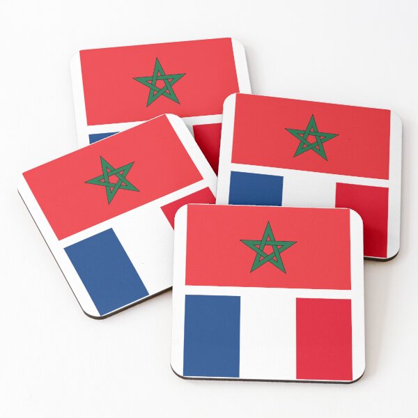 Item preview, Kingdom of Morocco and France Flag  designed and sold by Islanr.