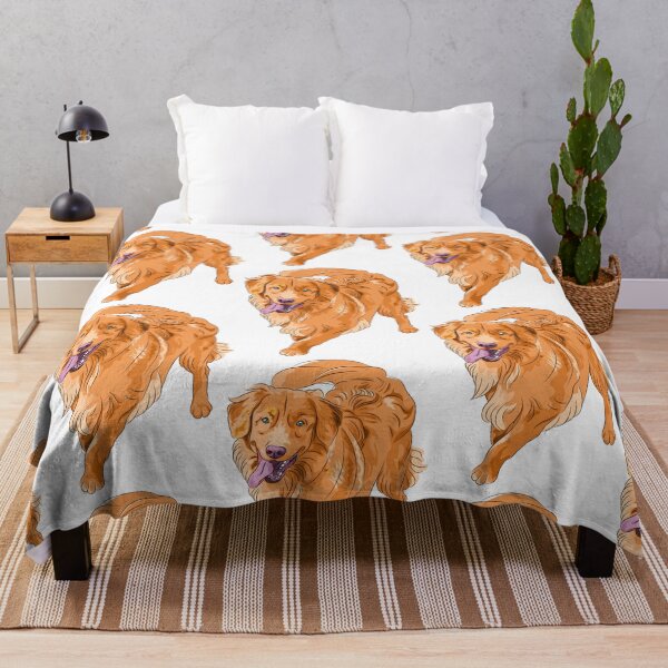 Item preview, Nova Scotia Duck Tolling Retriever, cute yellow dog portrait, cute dog portrait designed and sold by GreyStanzione1.