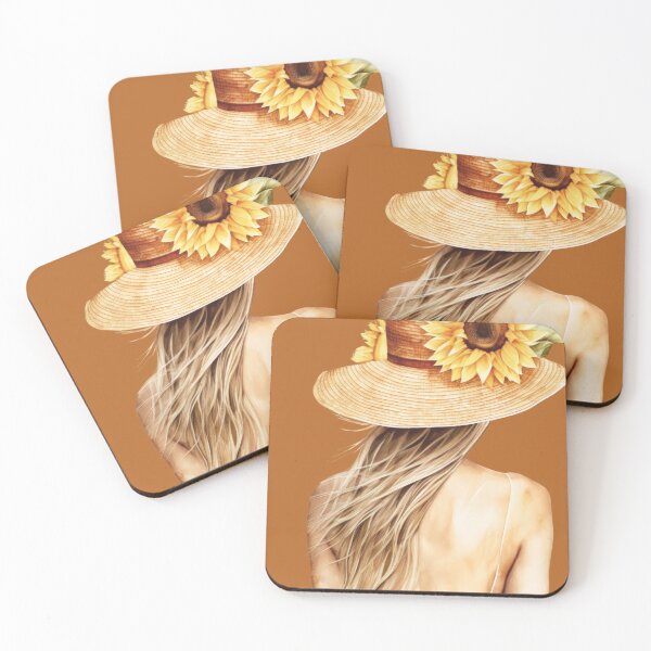 Item preview, Woman with sunflower hat designed and sold by Brestore.