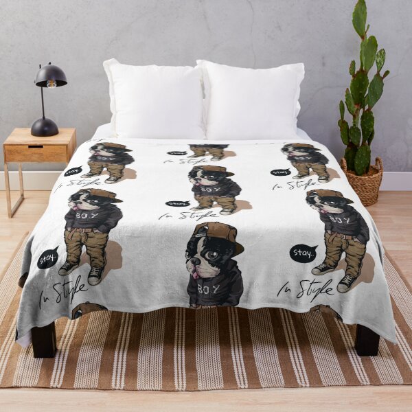 Item preview, hiphop dog with streetwear style, cute dog hiphop, cartoon hiphop dog designed and sold by GreyStanzione1.