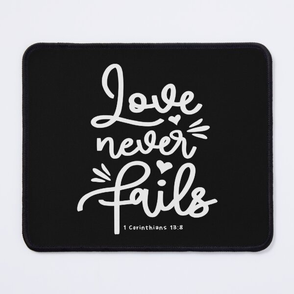Item preview, Love Never Fails 1 Corinthians 13:8 Bible Verse Christian designed and sold by cidolopez.
