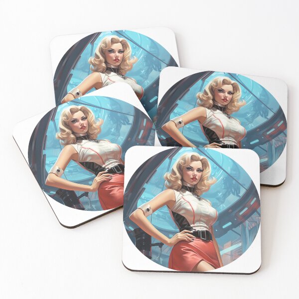 Item preview, Copy of Futuristic Pin up designed and sold by MendaciousMina.