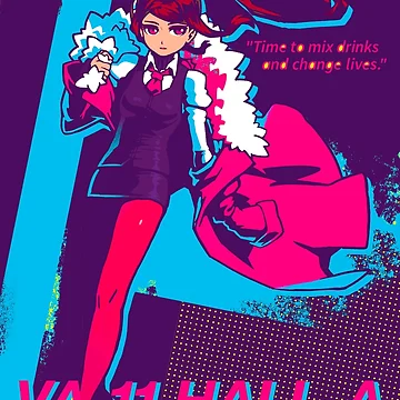 VA-11 Hall-A Jill Poster