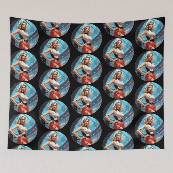 Item preview, Copy of Futuristic Pin up designed and sold by MendaciousMina.