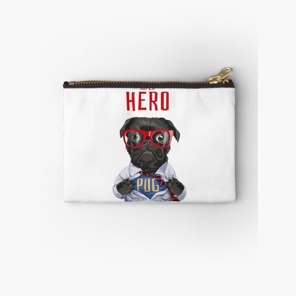 Item preview, superhero pug, cartoon superhero pug, cute dog superhero  designed and sold by GreyStanzione1.