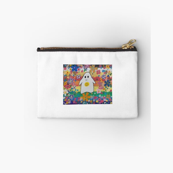 Item preview, Smiley Face Ghost in a Field of Flowers designed and sold by AlteredNature.