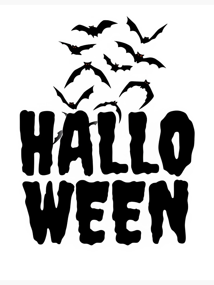 Thumbnail 3 of 3, Poster, Halloween day (In Black) designed and sold by Rossheiss.