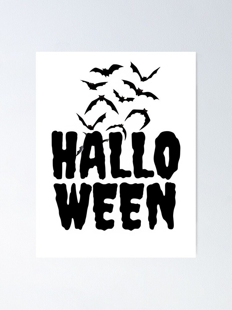 Thumbnail 2 of 3, Poster, Halloween day (In Black) designed and sold by Rossheiss.