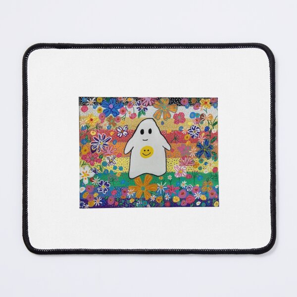 Item preview, Smiley Face Ghost in a Field of Flowers designed and sold by AlteredNature.