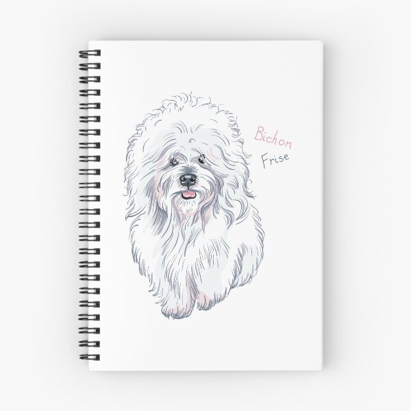 Artikelvorschau, süßes Bichon Frise-Porträt, Bichon-Preisporträt, weißes Katzenporträt entworfen und verkauft von GreyStanzione1.