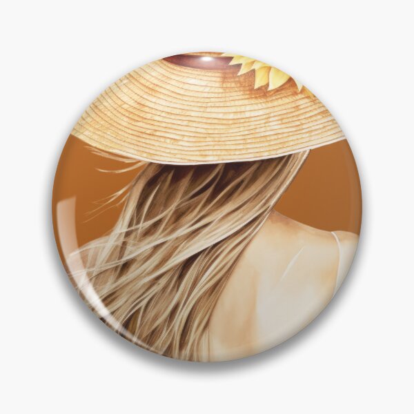 Item preview, Woman with sunflower hat designed and sold by Brestore.