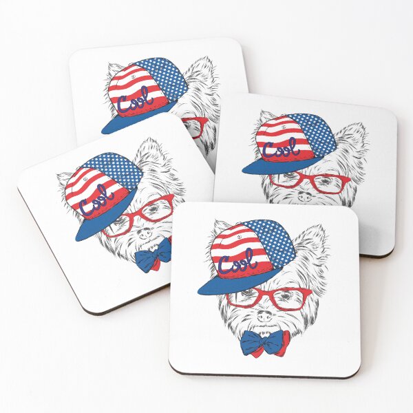 Item preview, hipster dog hat, hipster dog cap, hipster head with cool hat designed and sold by GreyStanzione1.
