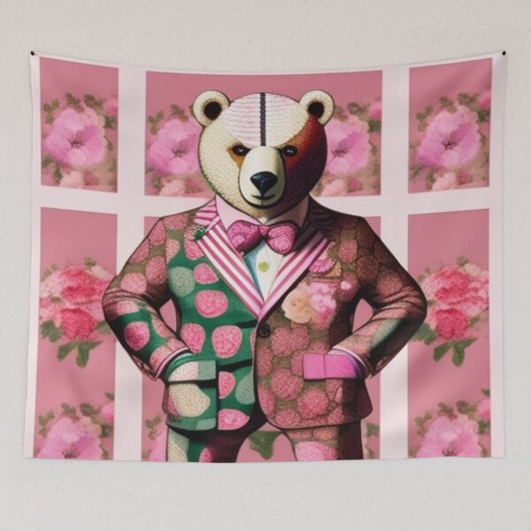 Item preview, Bear to be different pink posh designed and sold by Roxburylane.